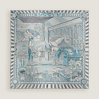 【お洒落！】HERMES カレ ダブルフェイス90 Pony Pit Stop pony-pit-stop-double-face-